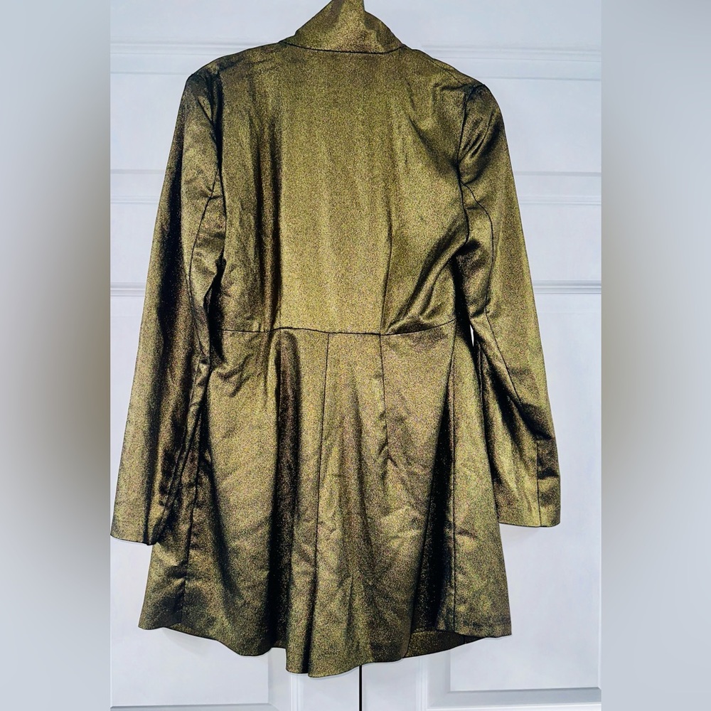 Express gold double breasted blazer romper $40 OBO - Picture 3 of 3